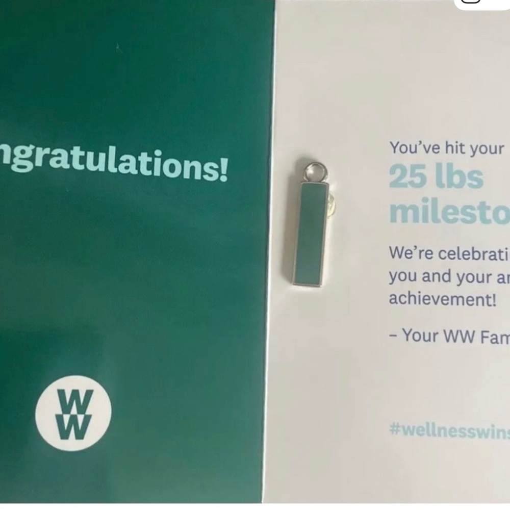 WW Milestone Keychain